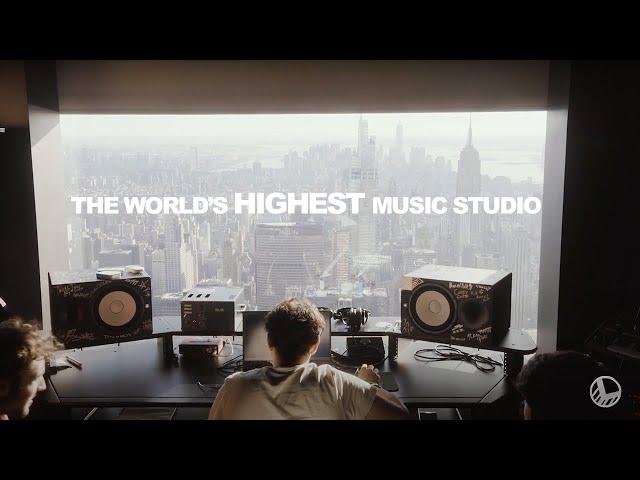 The World's Highest Music Studio w/ boys are rolling!