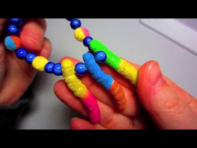 Polymer Clay  Gummy Worms