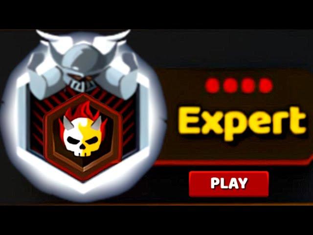 Without Legendary  or Epic Weapons.  How to pass Expert Level in Evowars.io