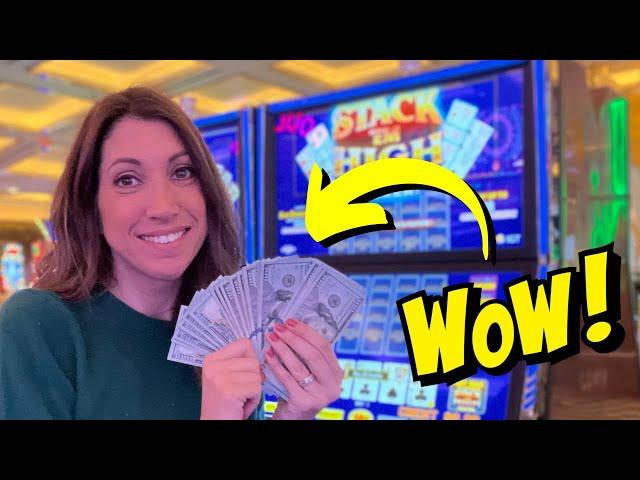  UNBELIEVABLE! Stack em High VIDEO POKER Jackpot Insane Vegas Action #videopoker #jackpot #slots