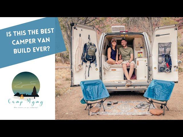 Is this the Best Camper Van Build Ever? Ford Transit Connect Camper Tour!