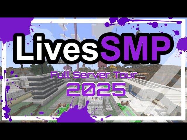 Tour of the LivesSMP as of January 1st, 2025