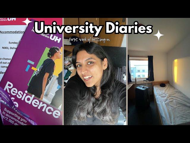 Back to School: first week of uni, study vlog, university of Hertfordshire