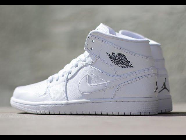 How to style with jordan 1  ALL WHITE MID + ON FEET