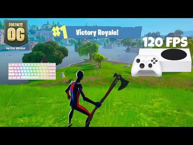 OG Fortnite on Xbox Series S | Keyboard & Mouse Gameplay | 120 FPS | Solo & Duo