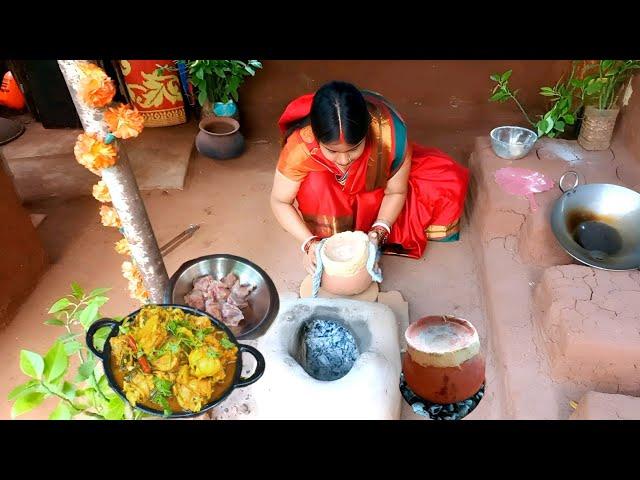 Champaran Chicken Recipe - Made Traditionally || बिहारी चिकन || Village Cooking #champaranchicken