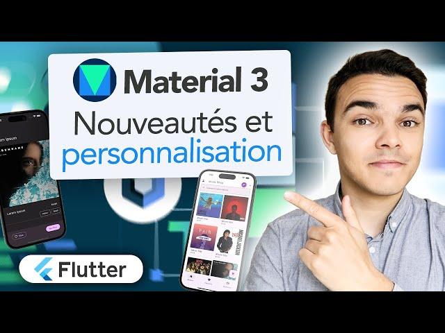 Material 3: Métamorphosez Vos Applications Flutter Avec La Dernière Version De Material 3!