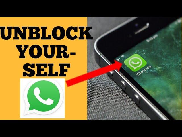 How To Unblock yourself on WHATSAPP if someone blocks you | WITHOUT DELETING ACCOUNT 2022