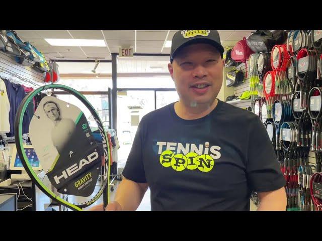 2021 HEAD GRAVITY TENNIS RACKET LINE