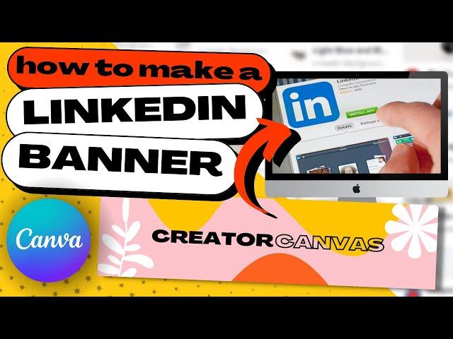 How to Make a Professional LINKEDIN BANNER for Your Profile Using Canva