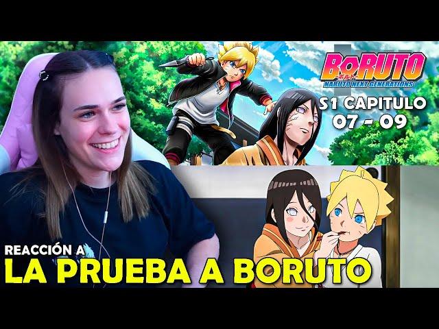 BORUTO VS HANABI HYUGA  | REACCION A BORUTO POR PRIMERA VEZ  ( 07 - 09 )