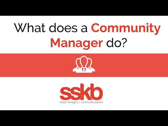 What does a Community Manager Do?