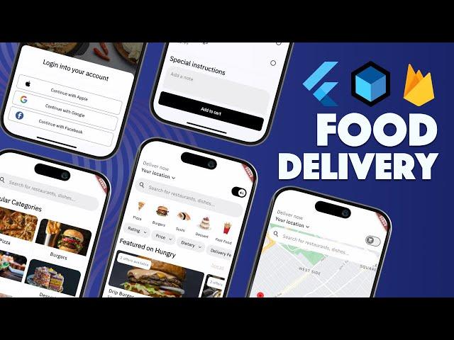 Food Delivery App with Flutter, the BLoC Pattern and freezed