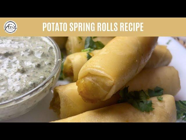 Potato Spring Rolls • How To Make Spring Rolls • Ramadan Recipes • Homemade Spring Rolls