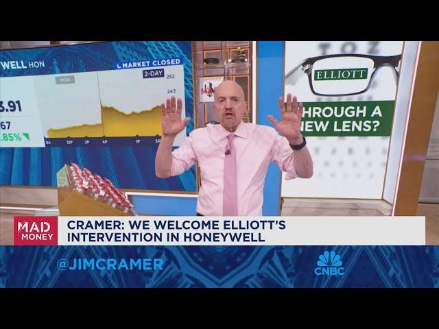 Cramer: We welcome Elliott's intervention in Honeywell