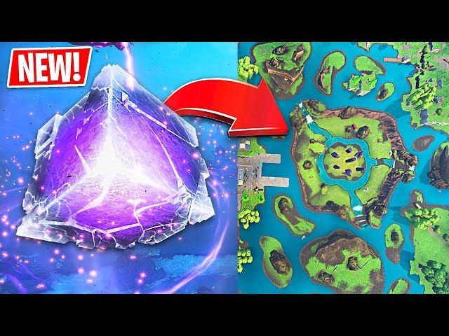 *NEW* Fortnite Cube EXPLODED!! Map Update  + Mini Cube Challenges! (Fortnite LIVE Gameplay)