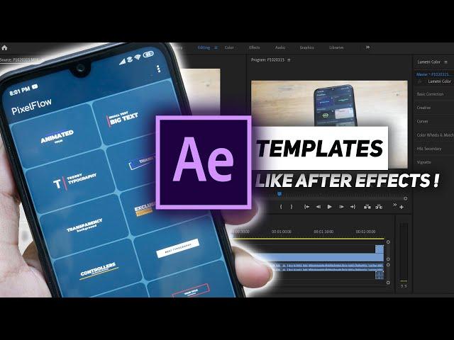 After Effects Intro Lower Thirds on Android! 
