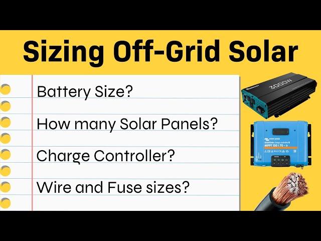 How to Size Your Off Grid Solar Power System: Off Grid Solar Calculation