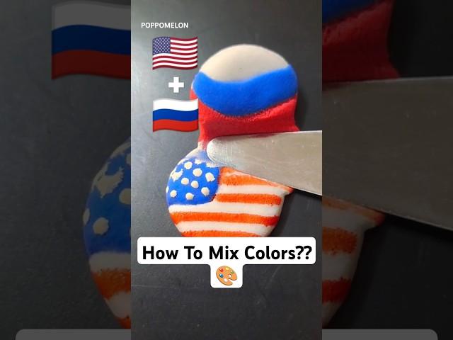 Guess The Final Colors #satisfyingcolormixing #colormixing #artshorts #poppomelon #viralvideo