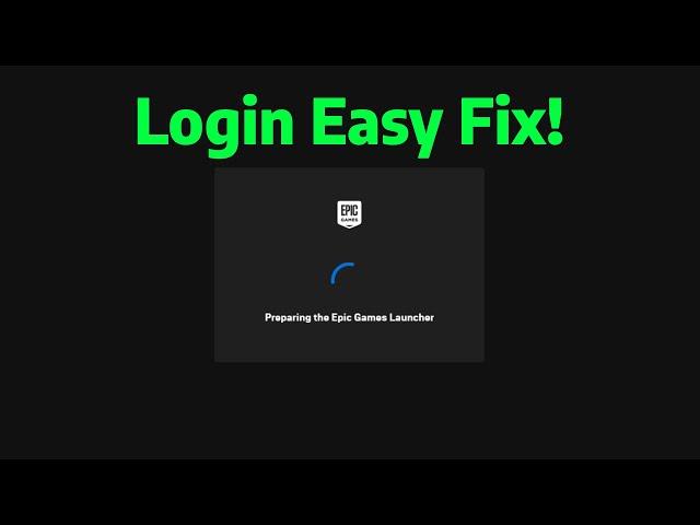 How To Fix Epic Games Launcher Login Loop Error | Can't Log In