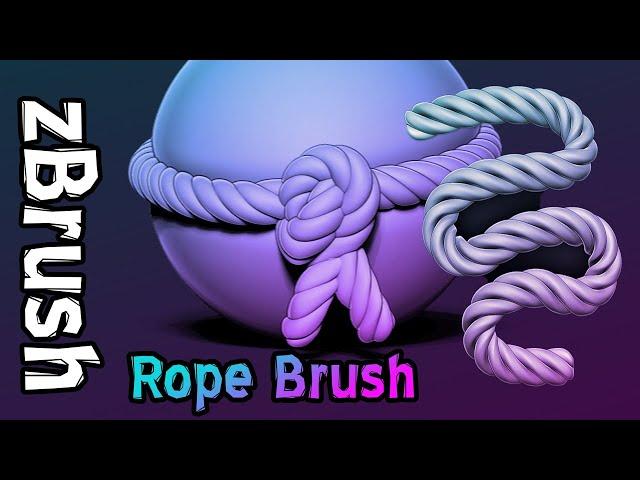 Rope Brush - zBrush Tutorial