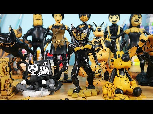 My whole Bendy and the Ink Machine Polymer Clay Figures Collection