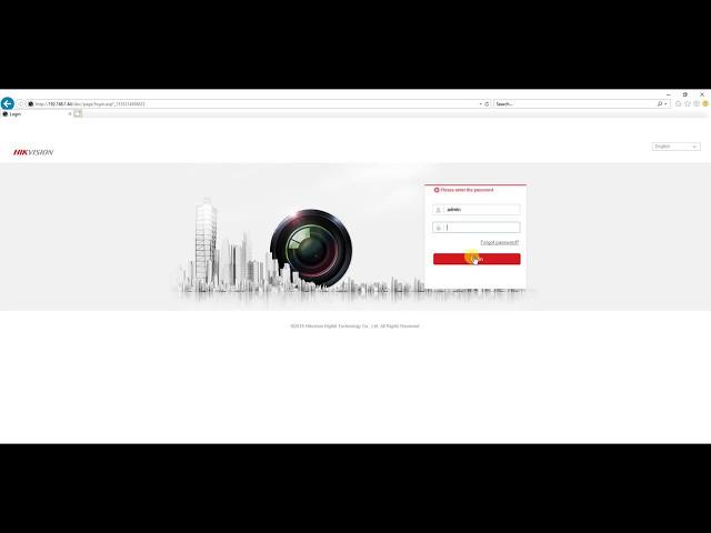 Hikvision camera is active wrong password Activation / Initial Setup