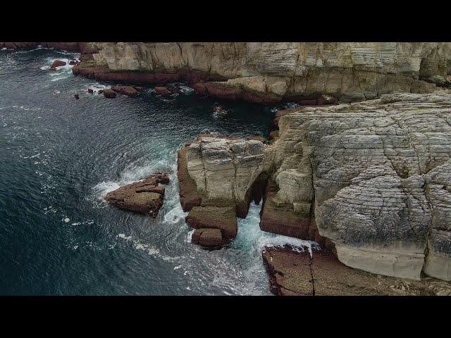 Atlantic ocean coast of Cantabria, Spain