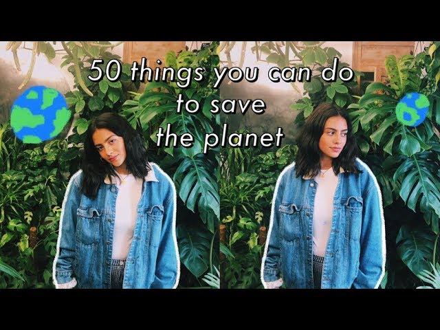 50 things you can do to save the planet // easy eco-friendly tips!