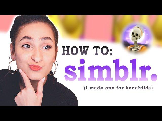 How To Create a Sims Blog on Tumblr || Navigation Page & Tags for CCfinds