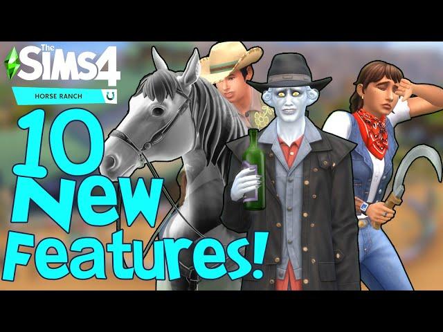 The Sims 4 Horse Ranch: 10+ NEW FEATURES You Might Not Know