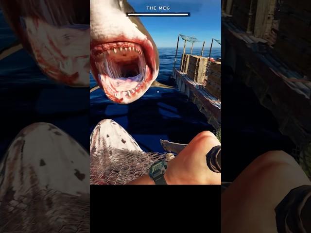 Easiest way to kill the Megalodon #strandeddeep #megalodon #strategy #survival #gaming #howto #fyp