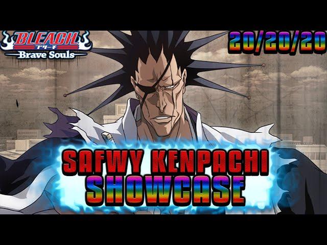 BEST KENPACHI IN THE GAME! SAFWY Power Kenpachi Zaraki 2/5 T20 Co-Op Showcase | Bleach Brave Souls