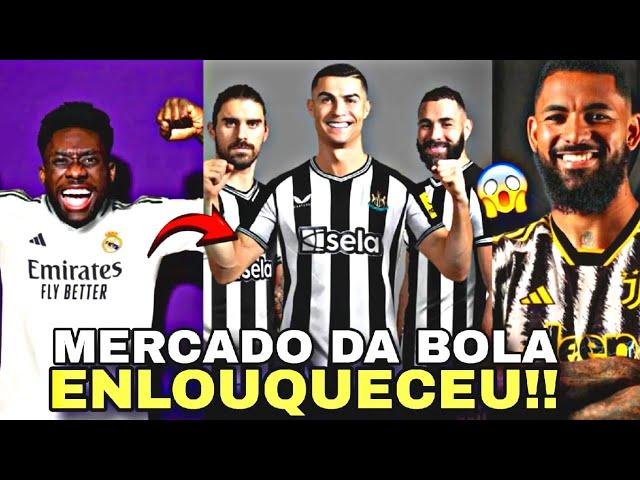 CRISTIANO RONALDO DE VOLTA À EUROPA, NOVO CLUBE DE DOUGLAS LUIZ, DAVIES NO REAL MADRID E MAIS!!