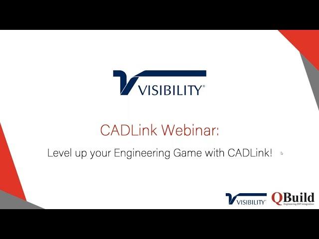 QBuild's CADLink Integration with Visibility | CADLink Webinar