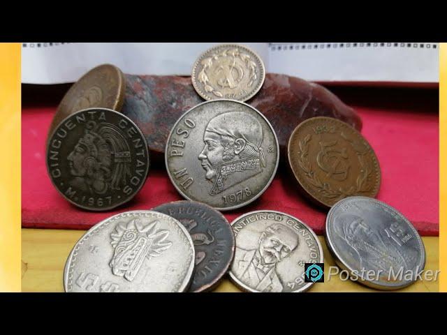 LAS 10 MONEDAS MAS VALIOSAS .nikel y cobré  México.