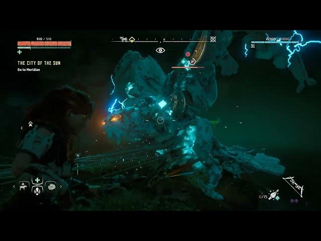 Horizon Zero Dawn Complete Edition PC - Stormbird kill (early game, hard difficulty)