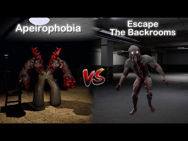 Roblox Apeirophobia vs Escape The Backrooms JumpScares [Roblox Backrooms]