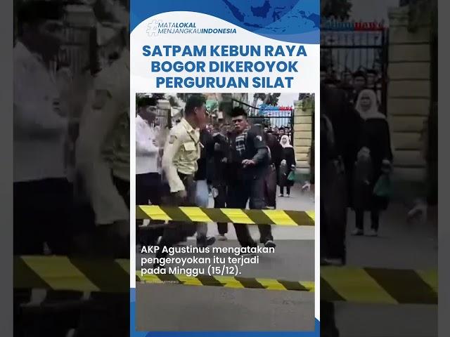 Viral Satpam Kebun Raya Bogor Dikeroyok Rombongan Perguruan Silat, Ngamuk Ditolak Masuk di Jam Tutup