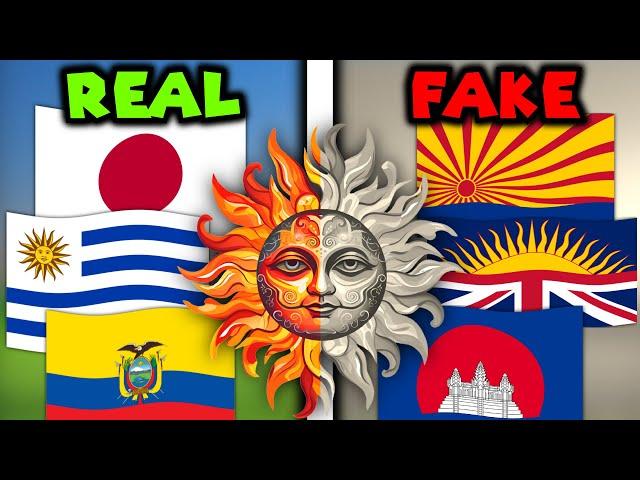 Flags with Suns - Real or Fake? | Facts about flags