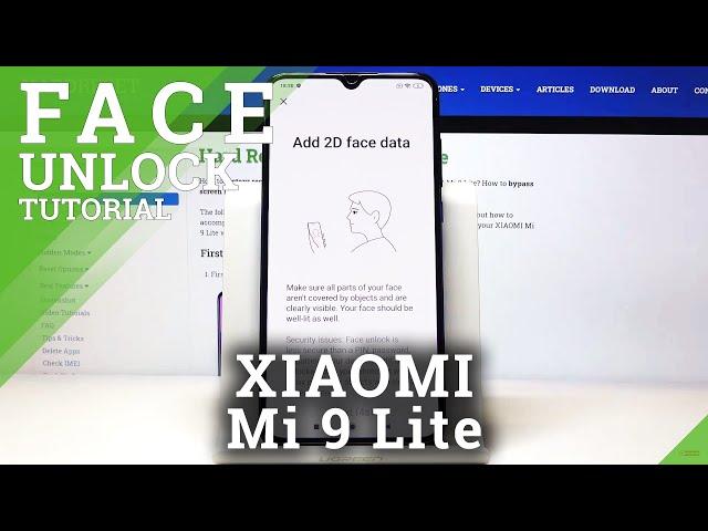 How to Add Face Unlock in XIAOMI Mi 9 Lite – Set Up Face Recognition