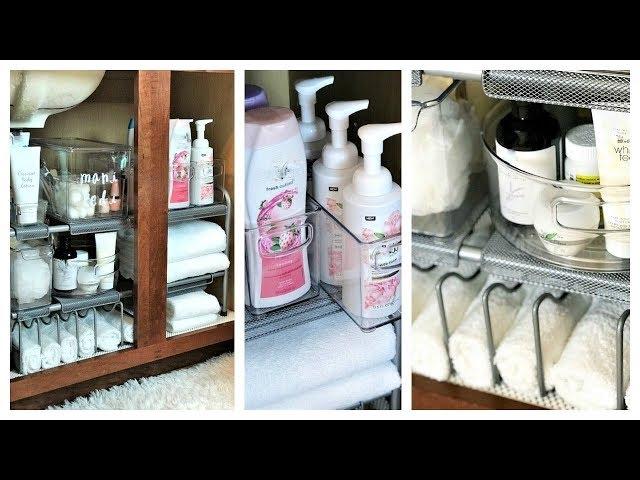 NEW! How To Organize Under Your Bathroom Sink | Tips & Solutions