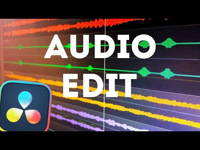 How To Edit Audio In Davinci Resolve 18 | Basic Tutorial For Beginners