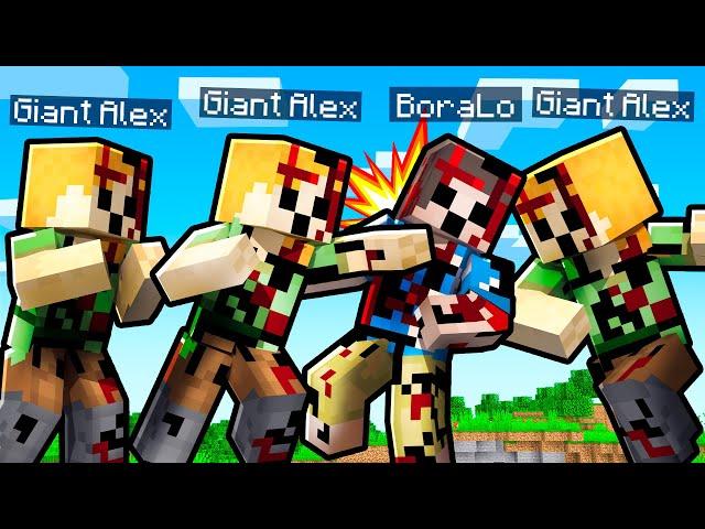 DEV ALEX ORDUSU DEV BORALO'YU YOK EDEBİLECEK Mİ ?! ️ - Minecraft