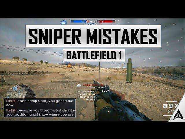 5 Mistakes Scout Players Make - Battlefield 1