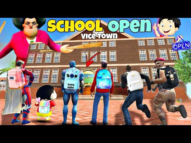 Miss-T school Open In Rope Hero Vice Town ||  Rope Hero Vice Town || Junnu Malik Gaming