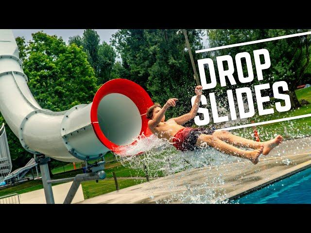 Amazing DROP SLIDES Compilation! (Jump Slides)