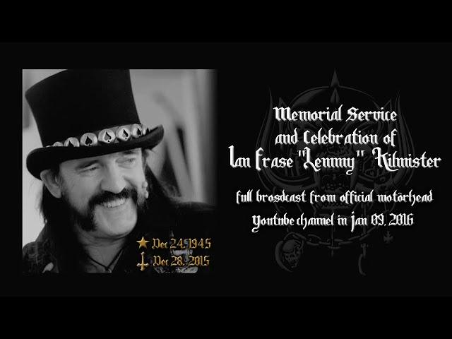 LEMMY KILMISTER - FUNERAL FULL VIDEO - HD BEST QUALITY