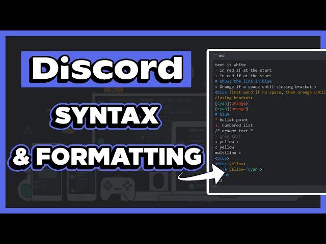 Discord Markdown 101 | Text Formatting & Syntax Guide