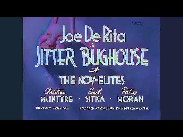 Jitter Bughouse (1948) Three Stooges Curly Joe DeRita Solo Film Colorized Classics